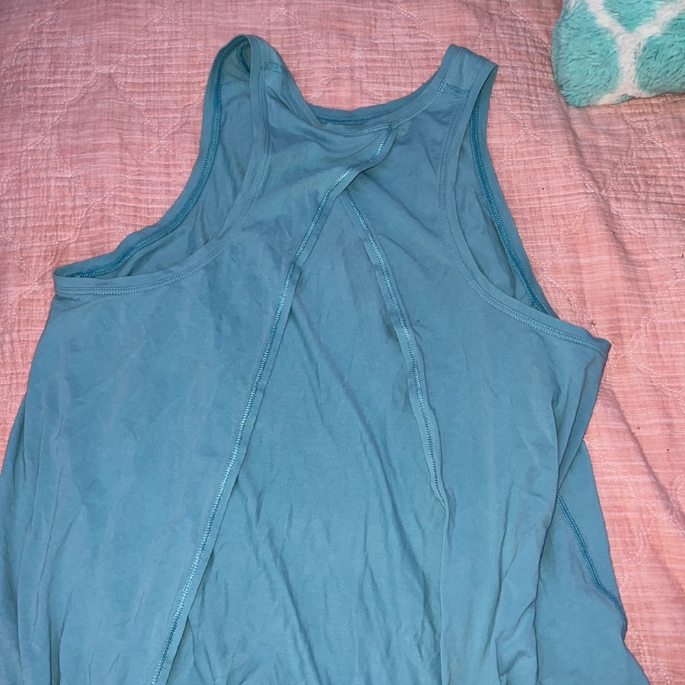 lululemon open back tank